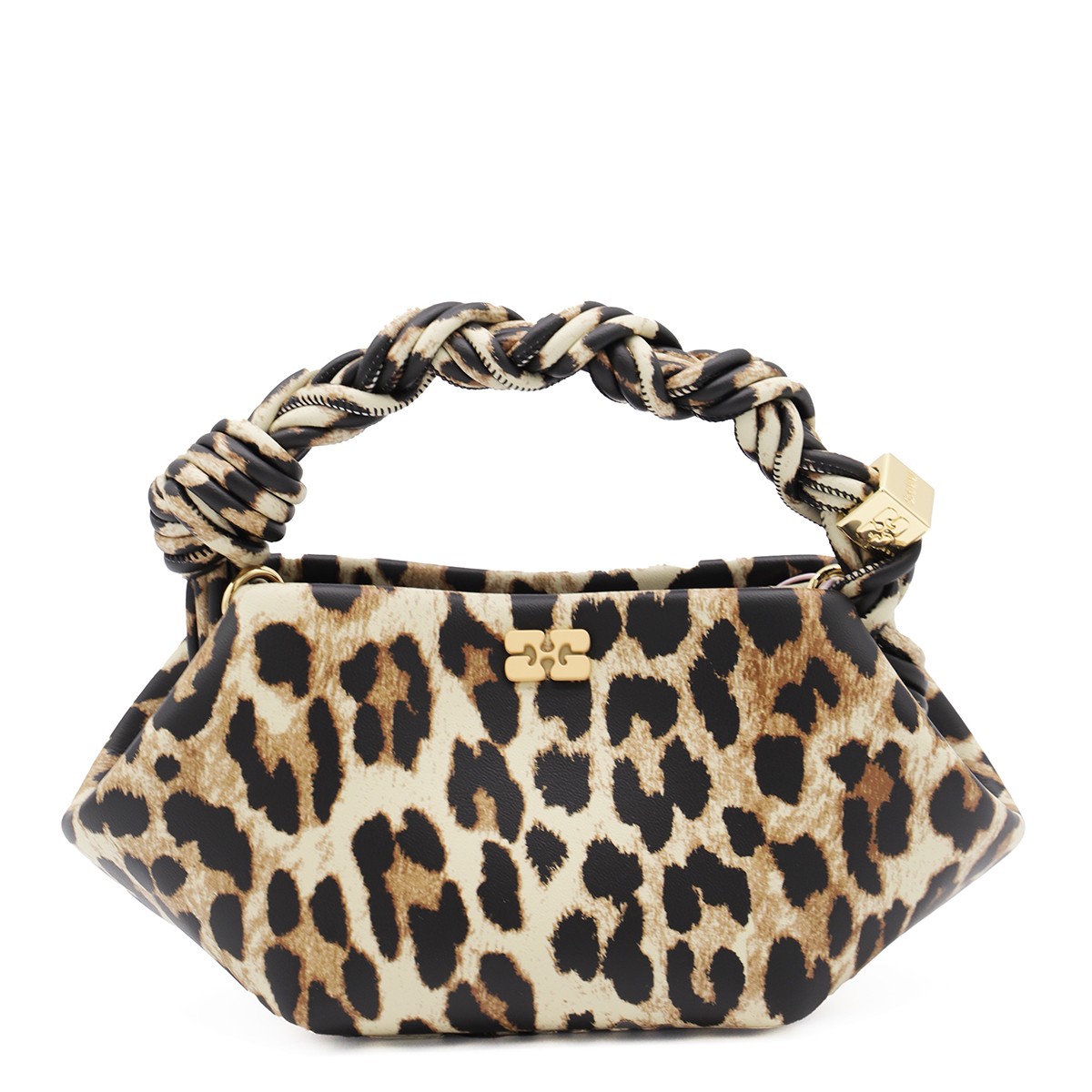 LEOPARD LEATHER BOU MINI SHOULDER BAG