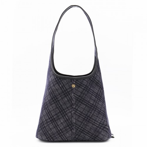 BLUE COTTON MINI BAG