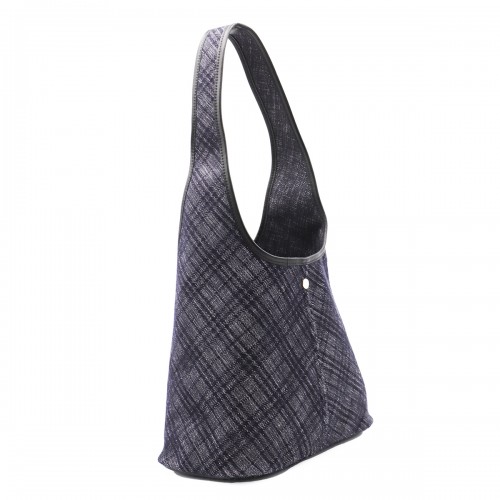 BLUE COTTON MINI BAG