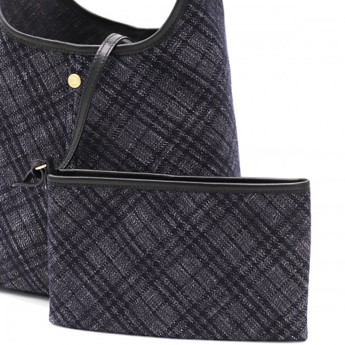 BLUE COTTON MINI BAG
