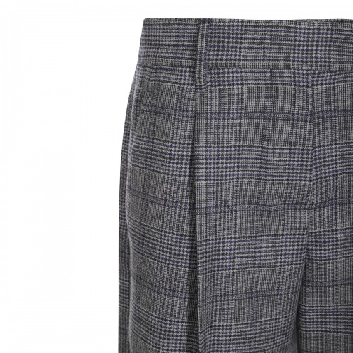 GREY WOOL PANT