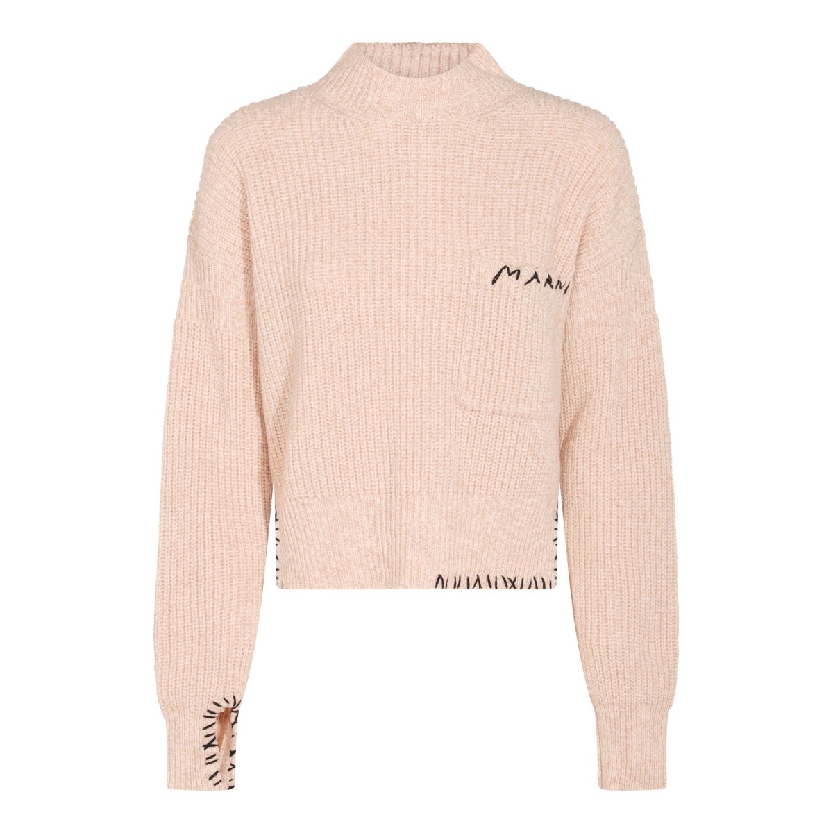 PINK WOOL KNITWEAR