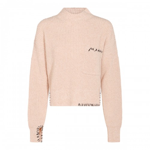 PINK WOOL KNITWEAR