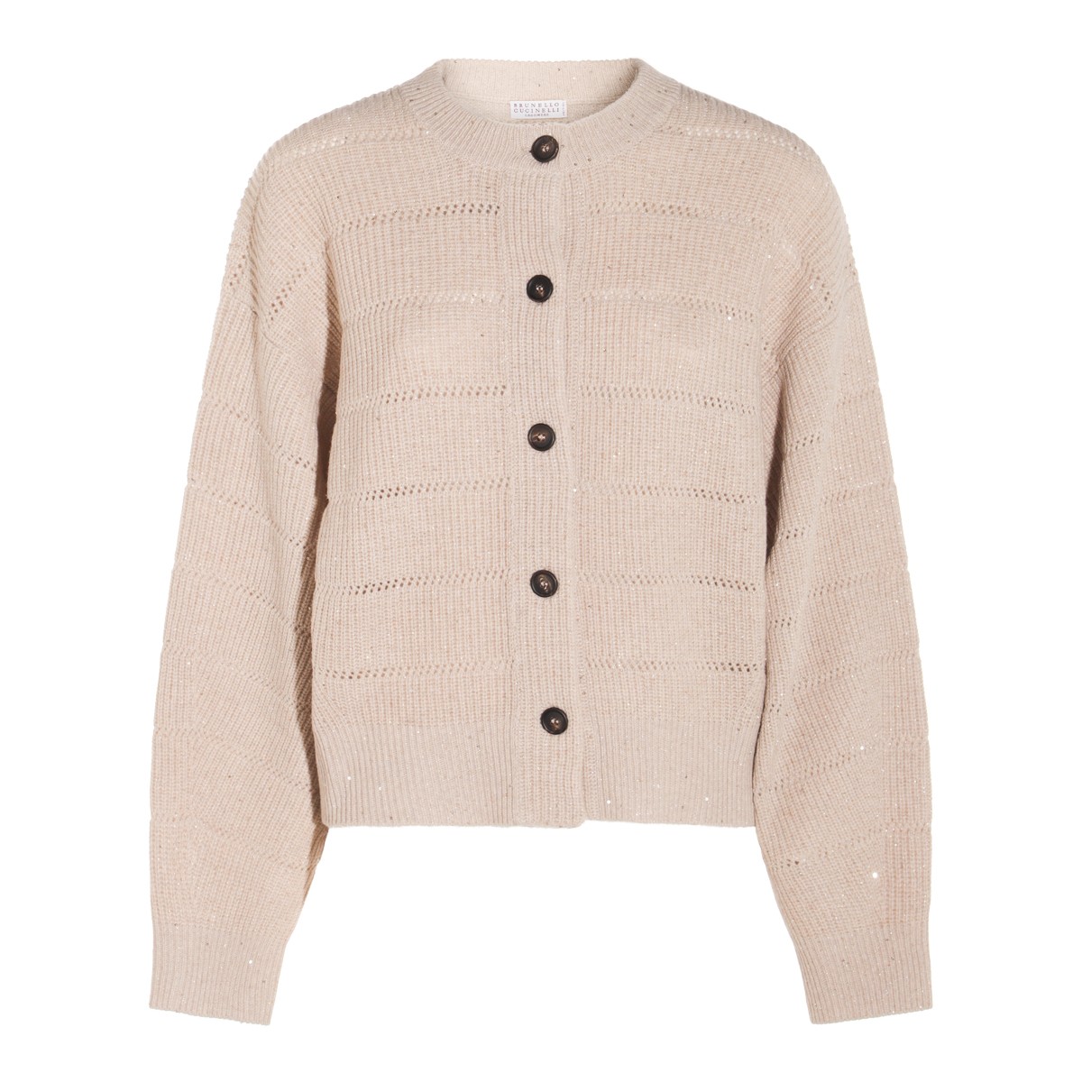 BEIGE CASHMERE KNITWEAR