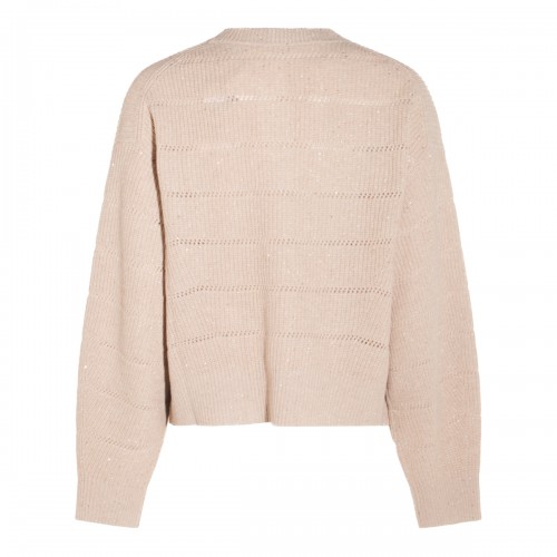 BEIGE CASHMERE KNITWEAR