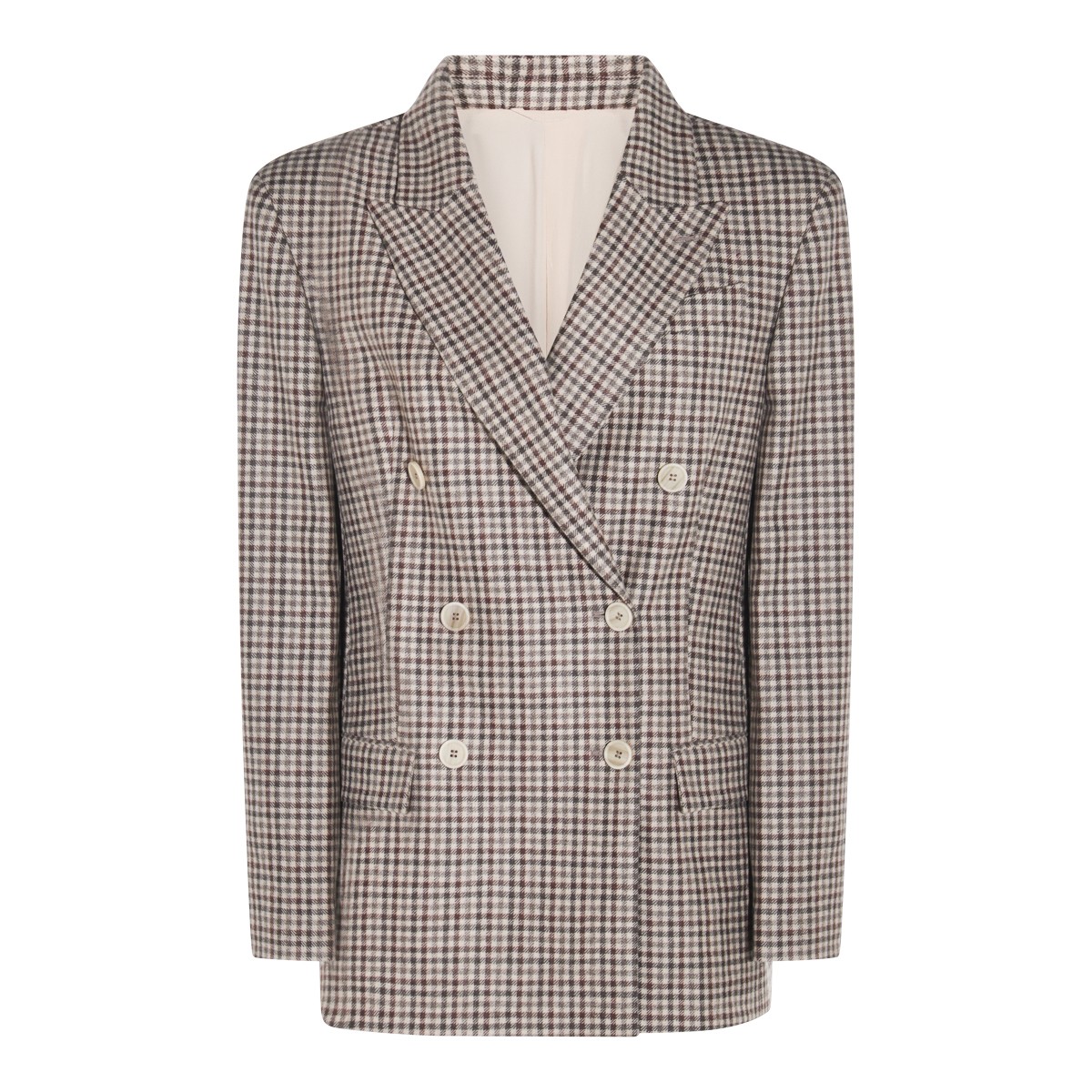 BROWN WOOL BLAZER