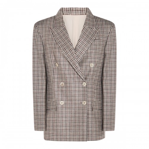 BROWN WOOL BLAZER