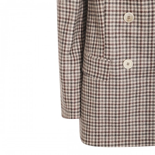 BROWN WOOL BLAZER