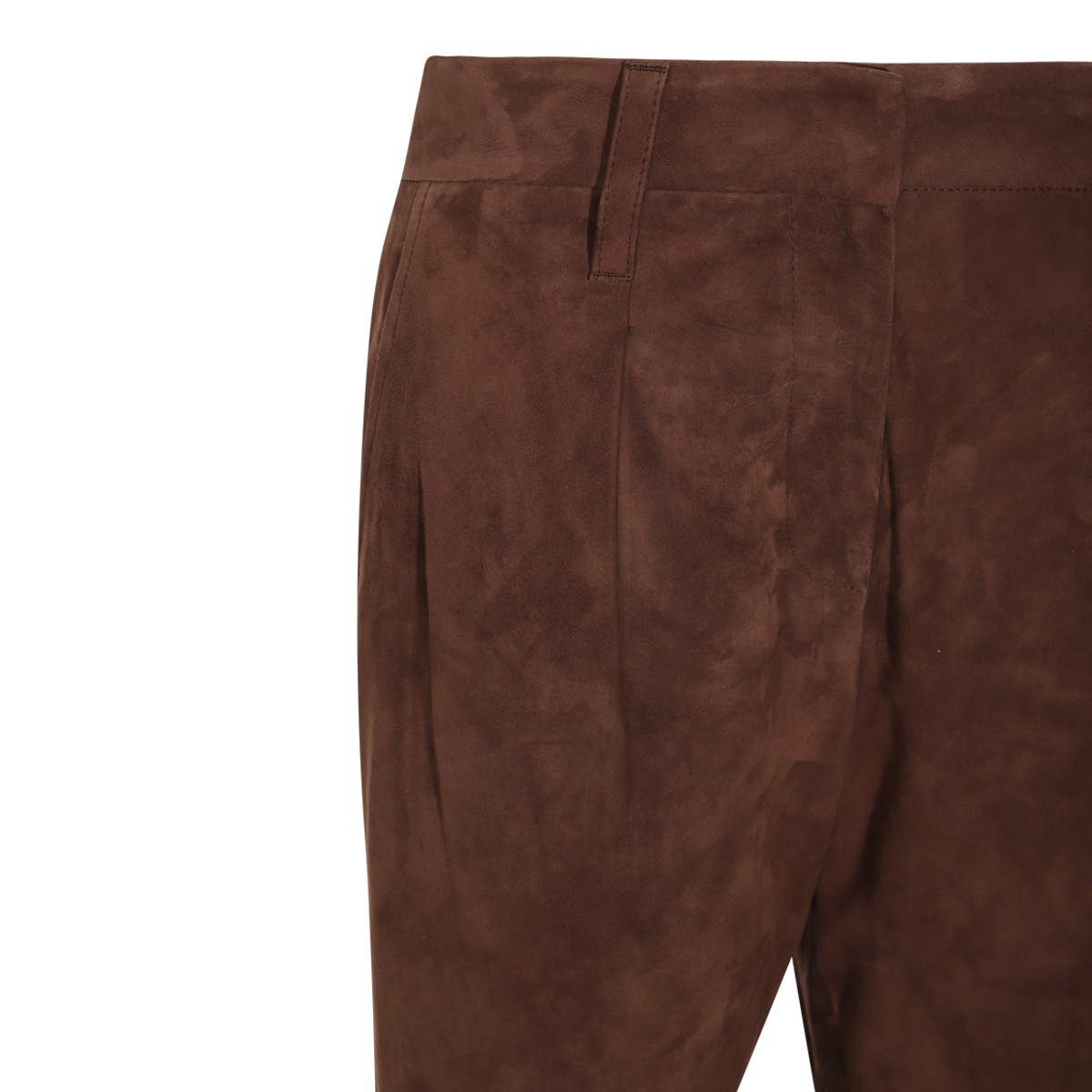 BROWN LEATHER PANT