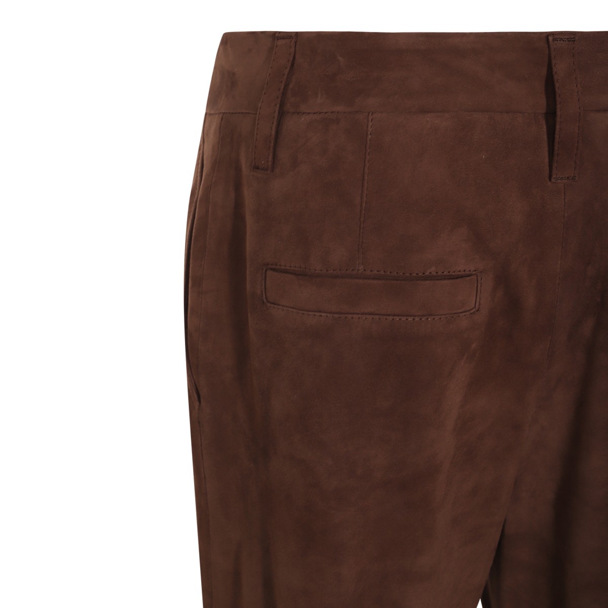 BROWN LEATHER PANT