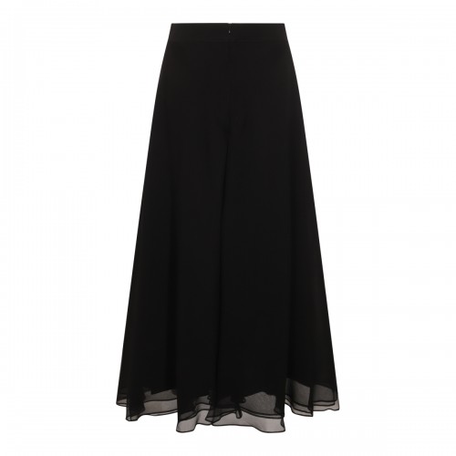 BLACK SILK SKIRT