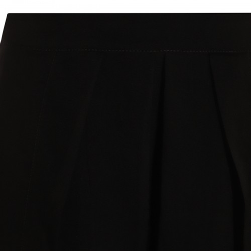 BLACK SILK SKIRT