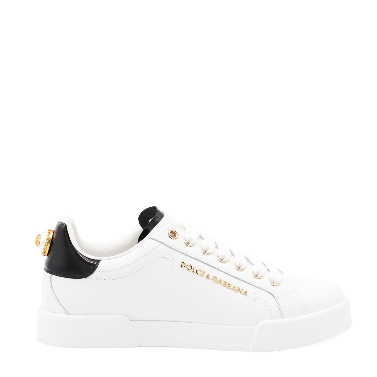 WHITE LEATHER PORTOFINO SNEAKERS