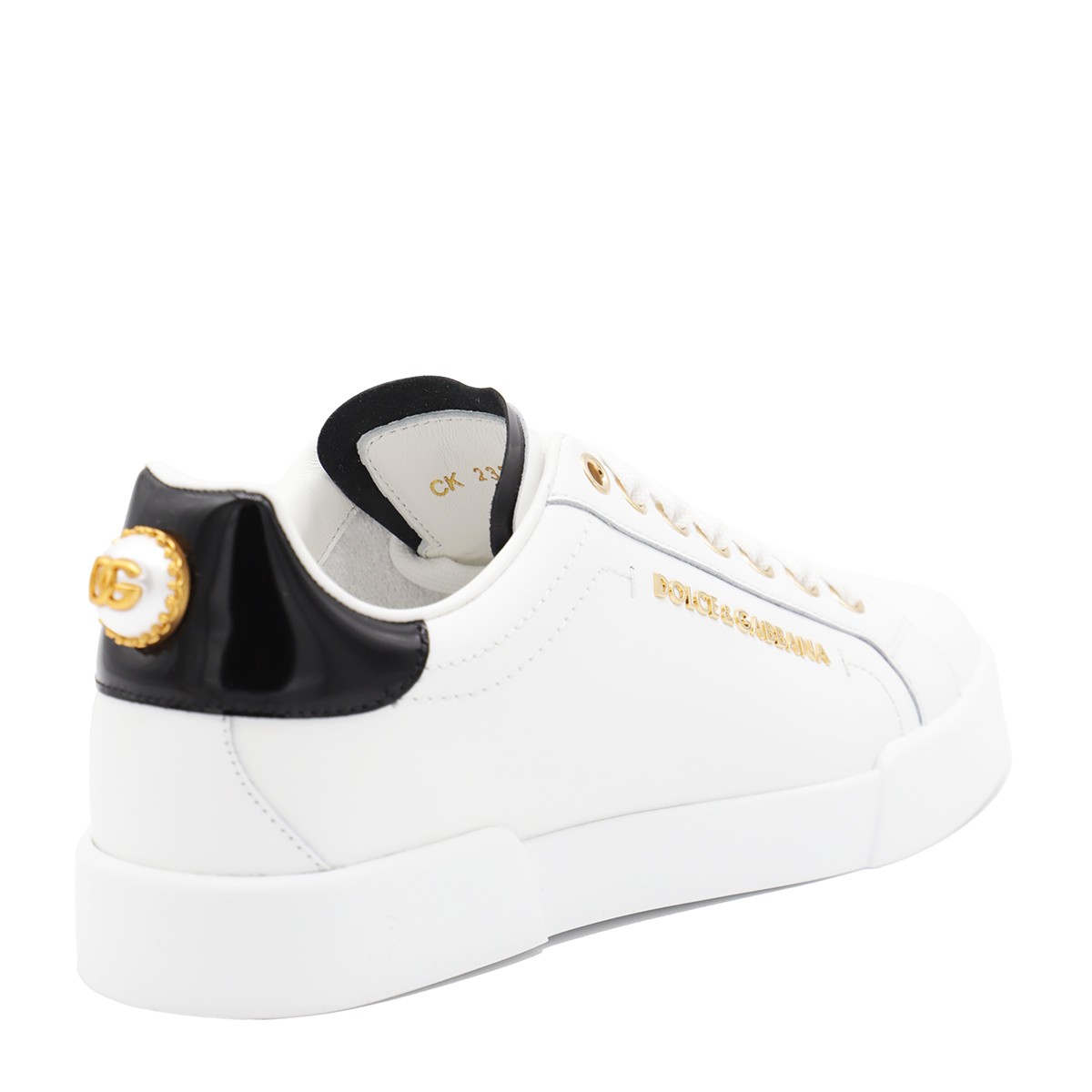 WHITE LEATHER PORTOFINO SNEAKERS