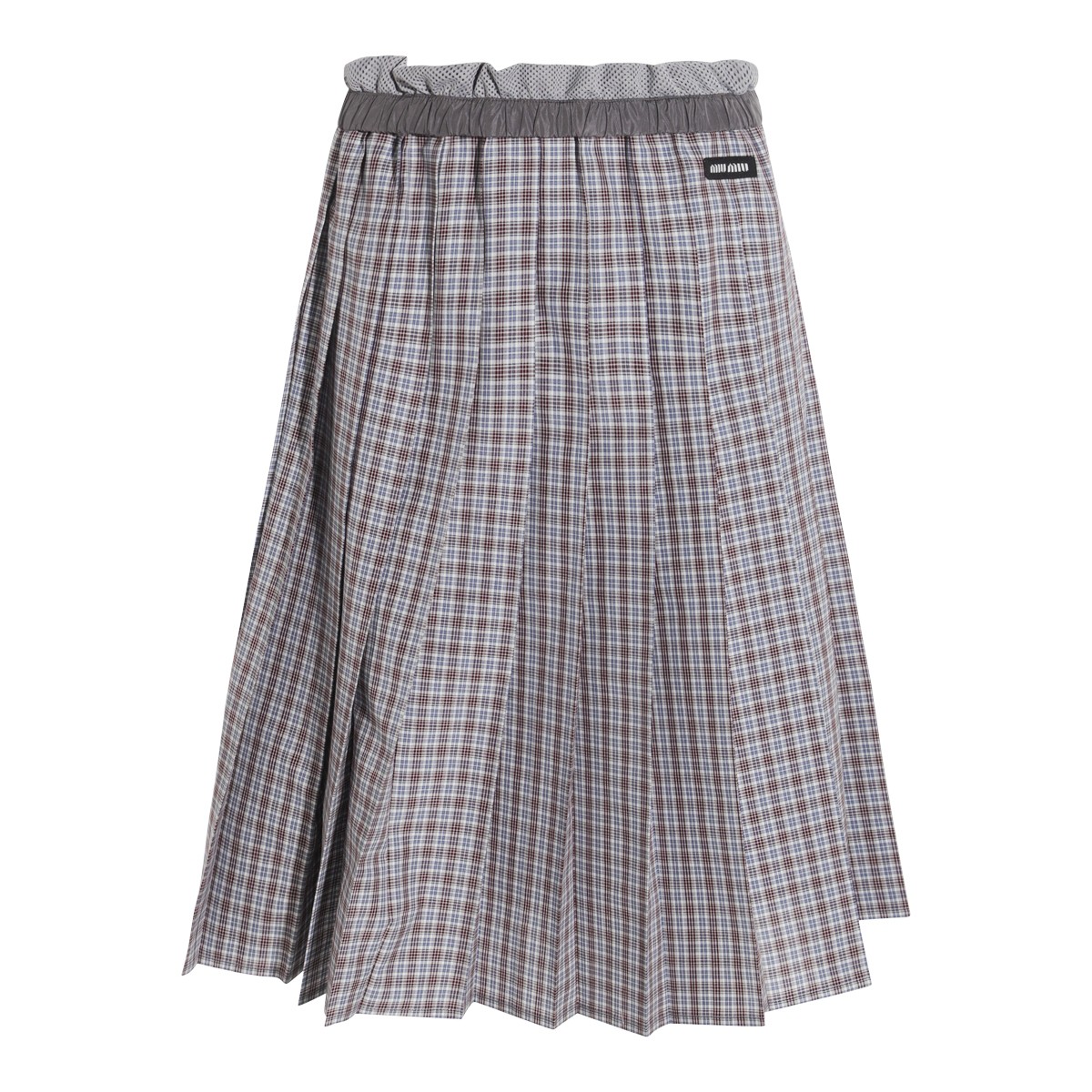 GREY COTTON SKIRT