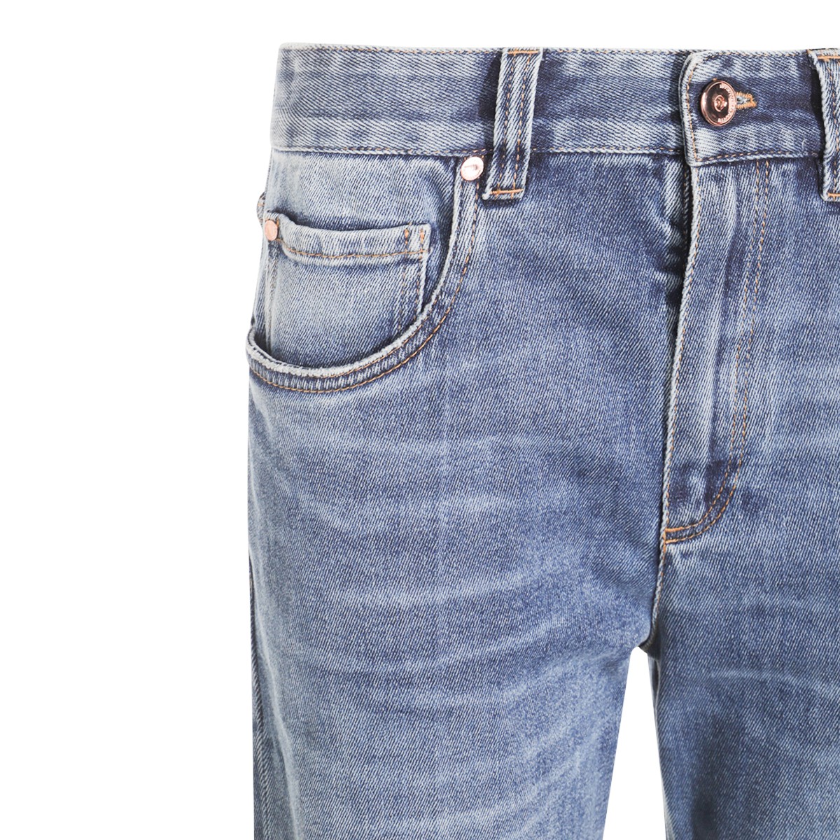 BLUE DENIM COTTON JEANS