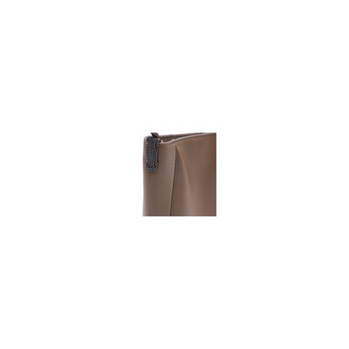 BROWN LEATHER MINI BAG