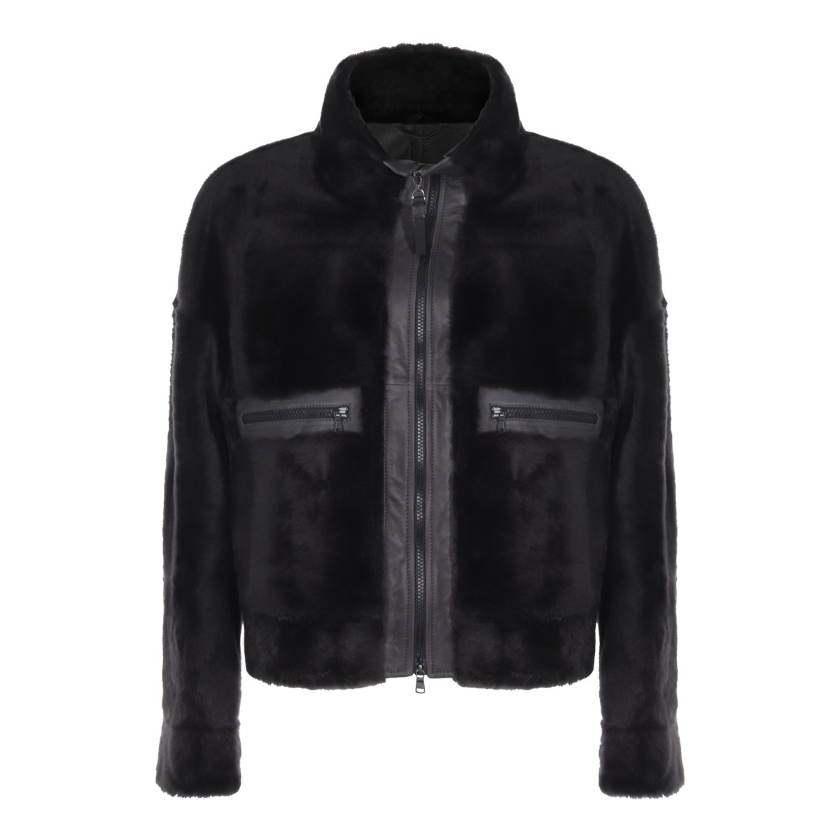 BLACK LEATHER JACKET