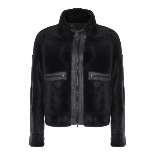 BLACK LEATHER JACKET