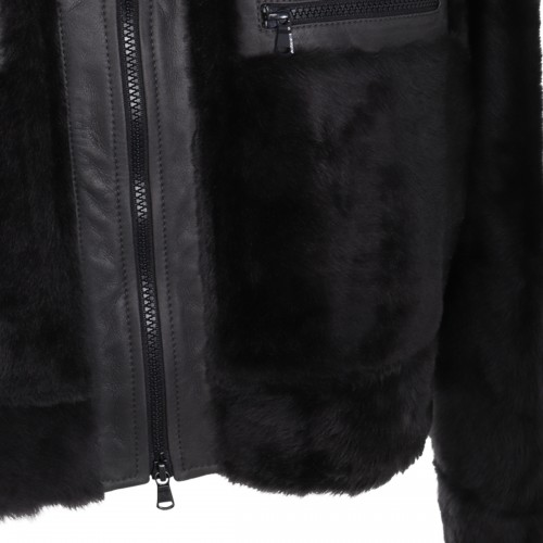 BLACK LEATHER JACKET