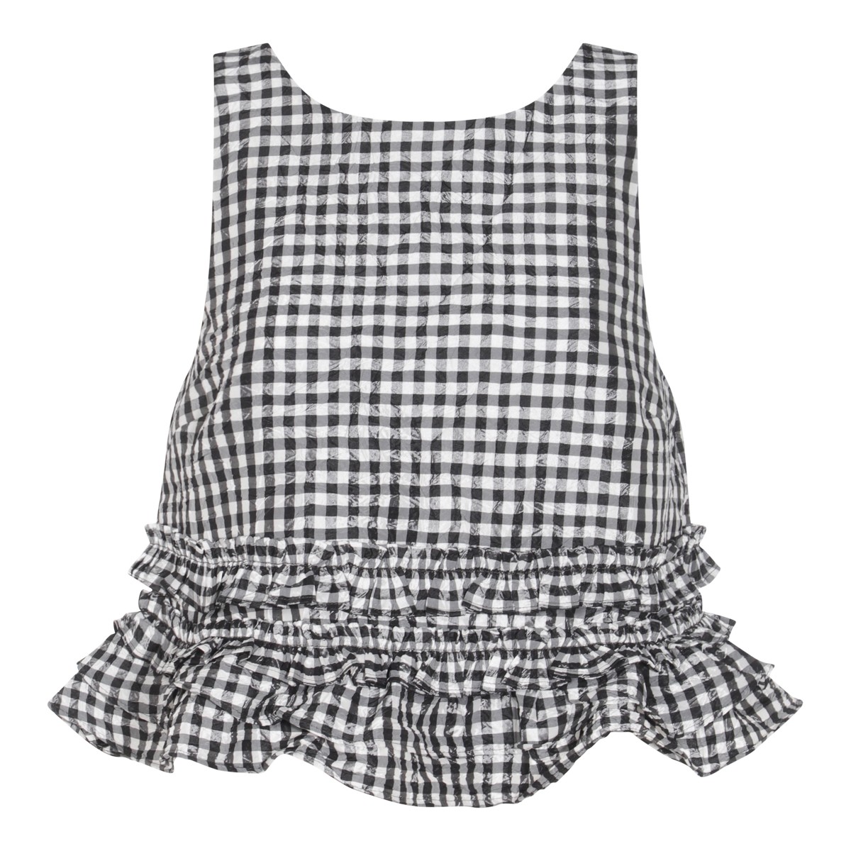BLACK AND WHITE TOP
