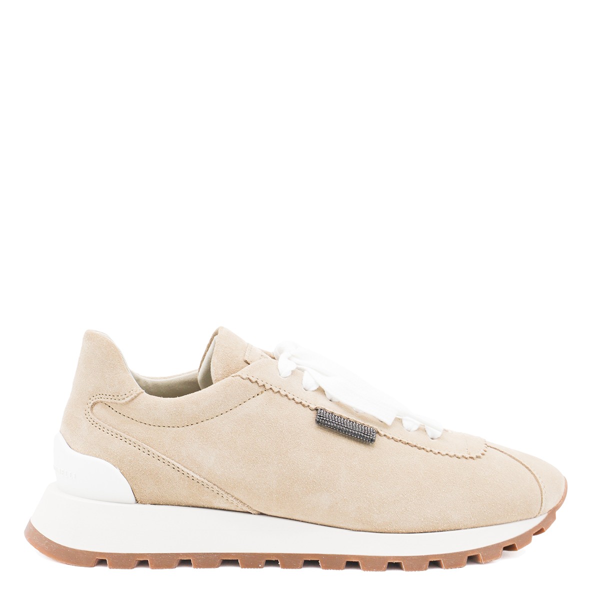 BEIGE LEATHER SNEAKERS