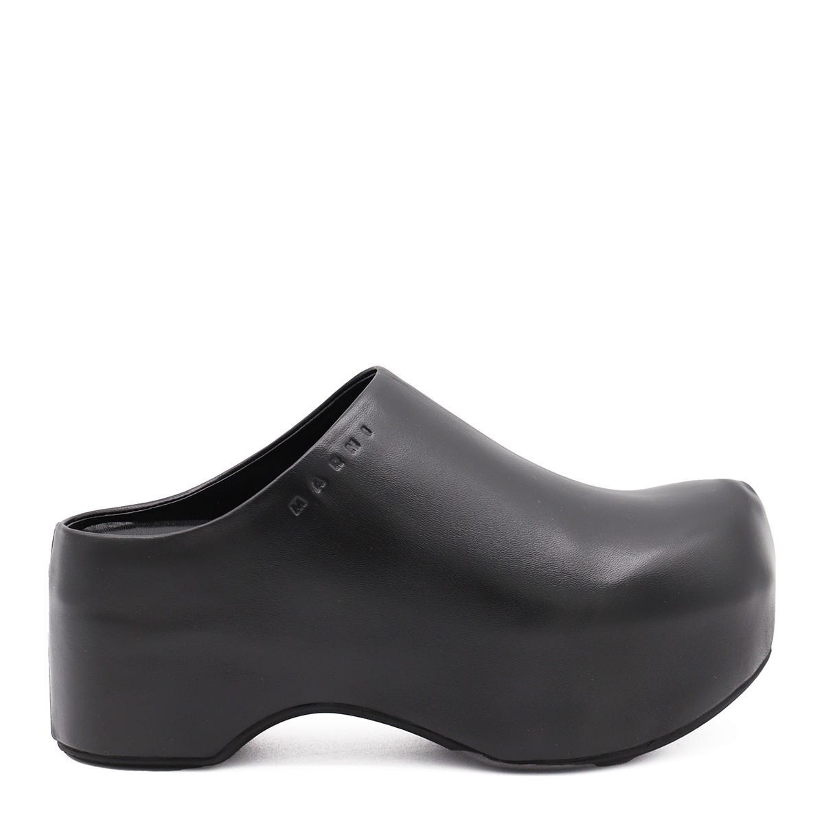 BLACK LEATHER SANDALS