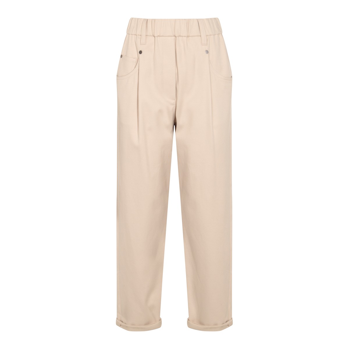 BEIGE COTTON PANTS