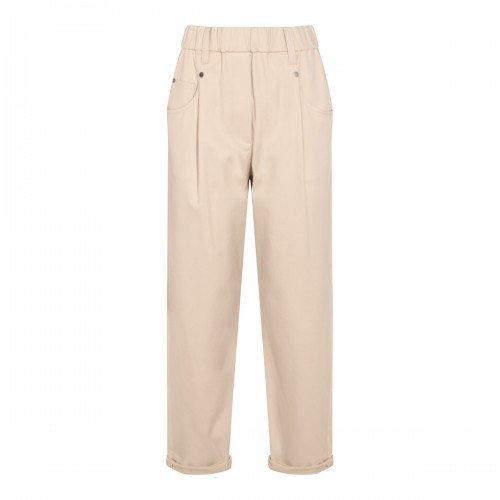 BEIGE COTTON PANTS