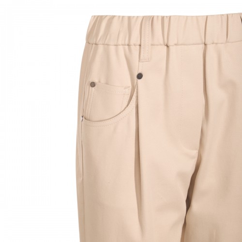 BEIGE COTTON PANTS
