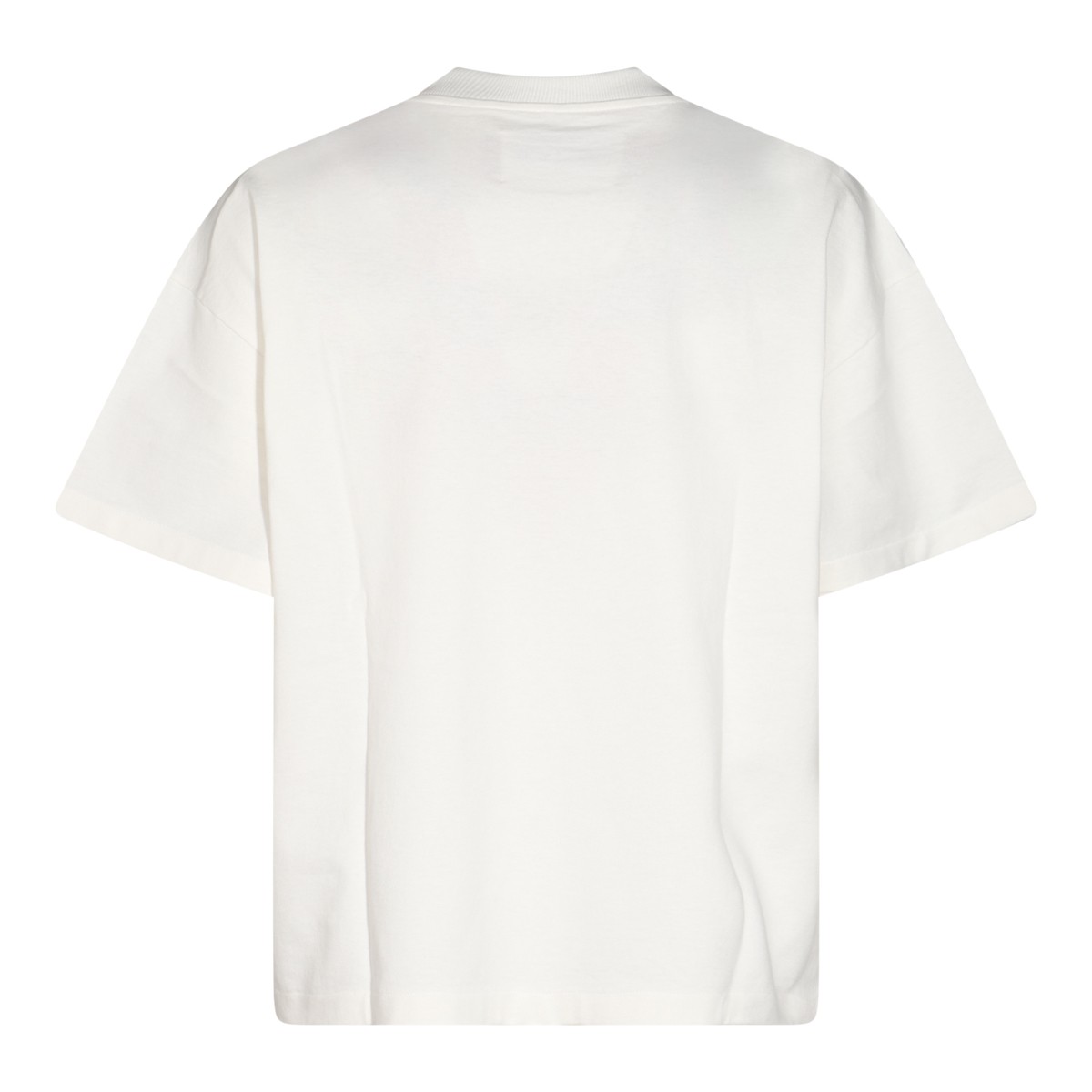 WHITE COTTON T-SHIRT