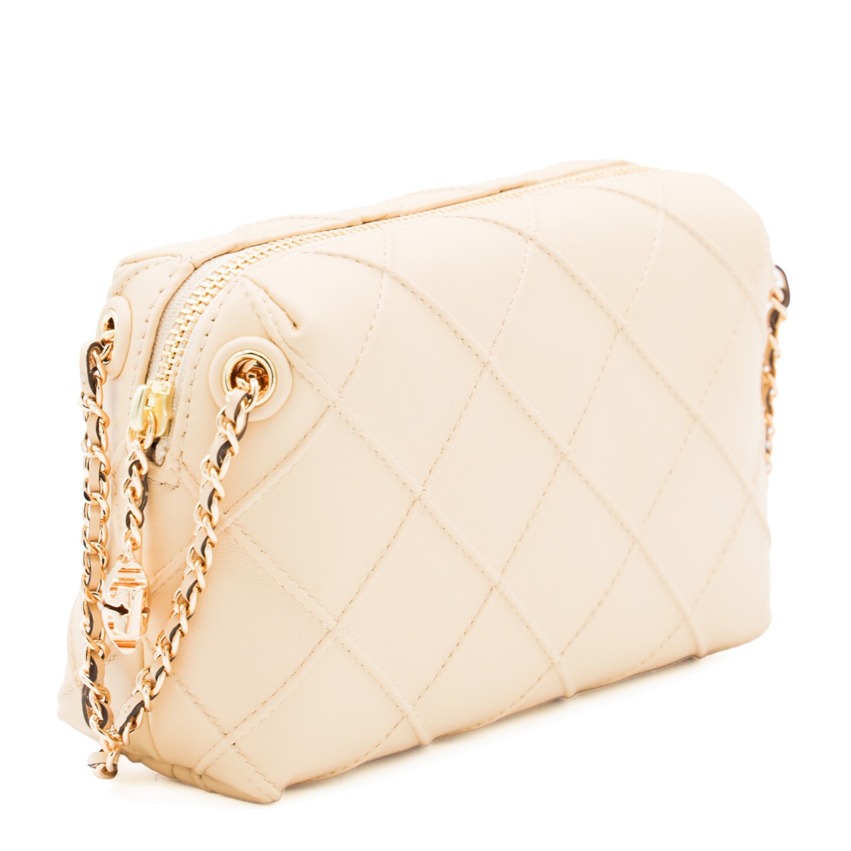 CREAM LEATHER FLEMING CROSSBODY BAG CREAM LEATHER FLEMING CROSSBODY BAG