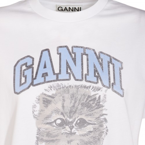 WHITE COTTON T-SHIRT