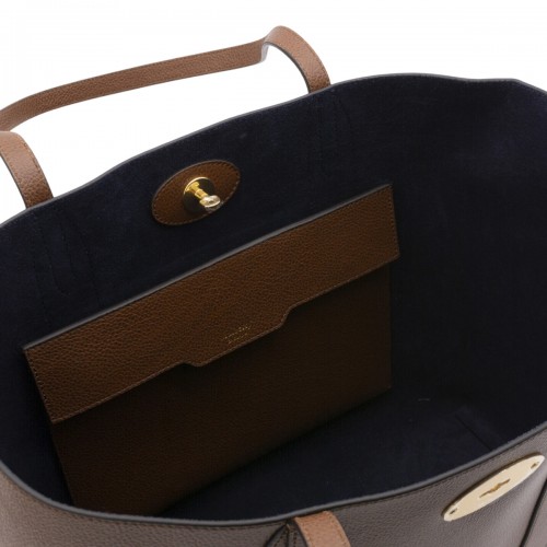 BROWN LEATHER BAYSWATER TOTE BAG