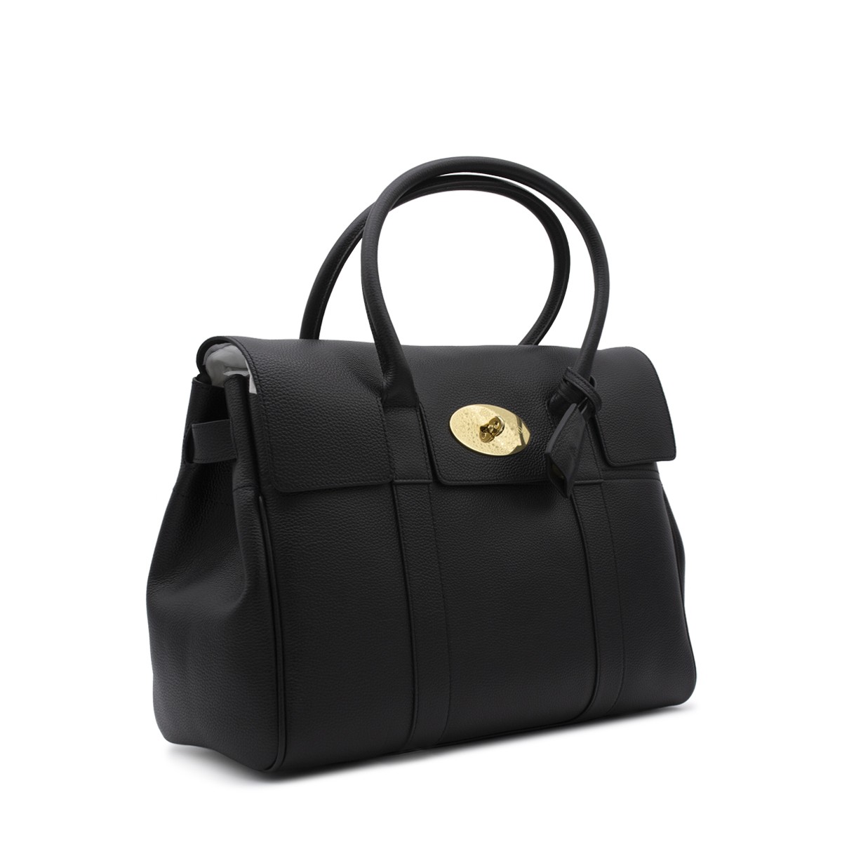 BLACK LEATHER BAYSWATER TOP HANDLE BAG BLACK LEATHER BAYSWATER TOP HANDLE BAG