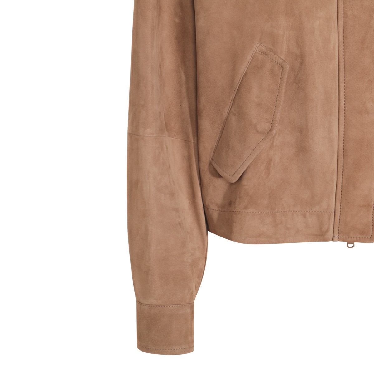 LIGHT BROWN LEATHER JACKET