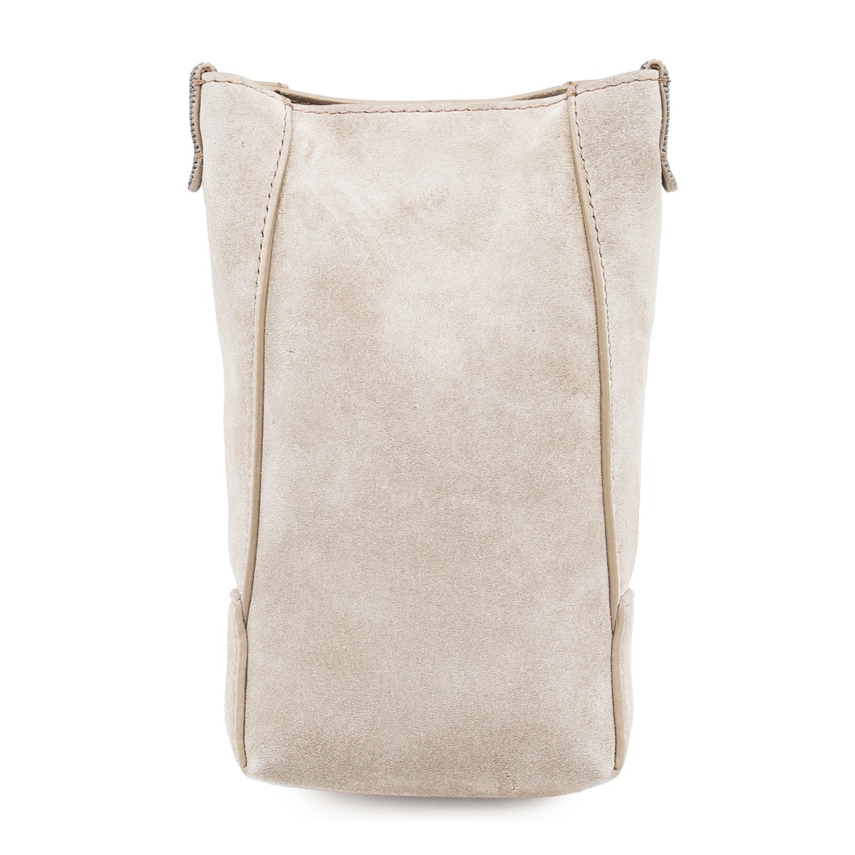 BEIGE LEATHER MINI BAG