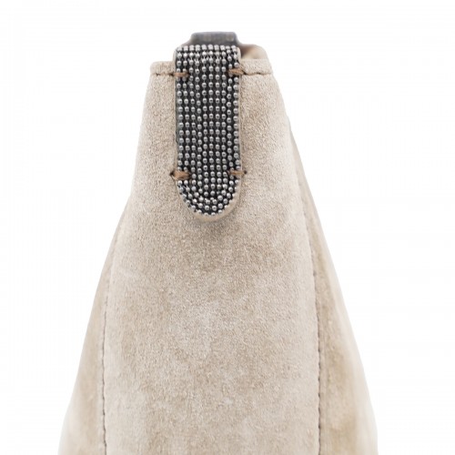 BEIGE LEATHER MINI BAG