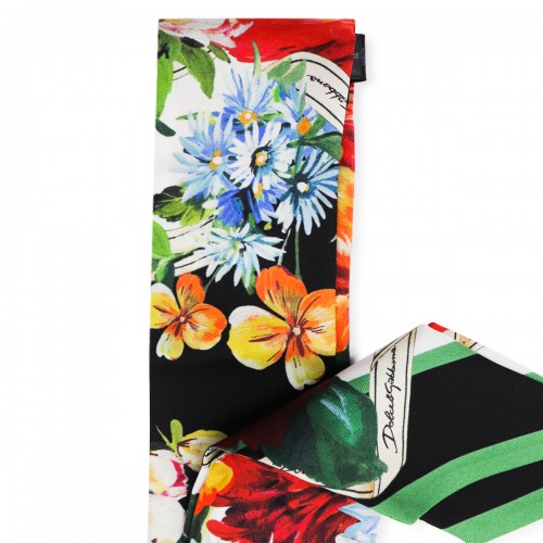 MULTICOLOR SILK SCARVE
