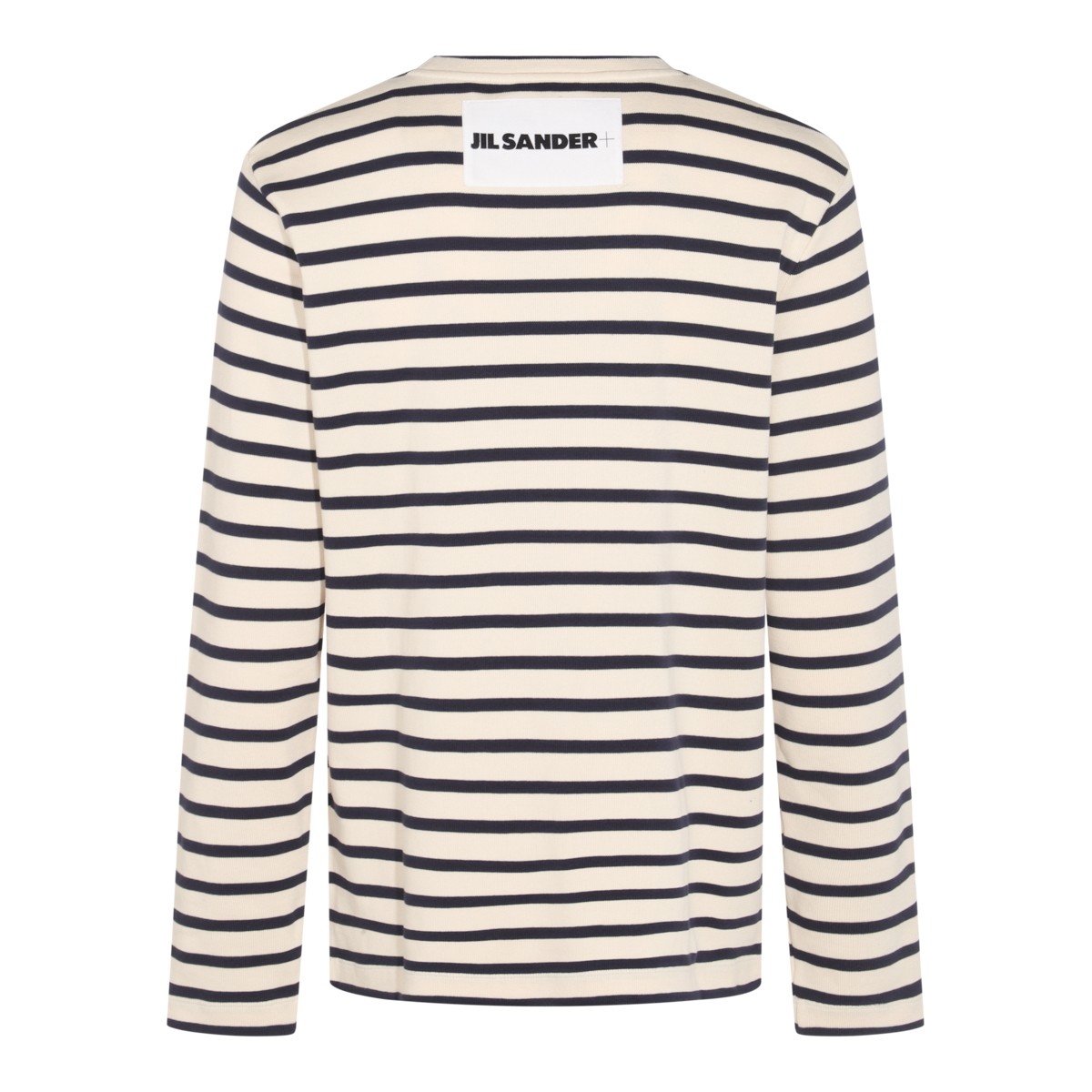 NAVY AND WHITE COTTON KNITWEAR NAVY AND WHITE COTTON KNITWEAR