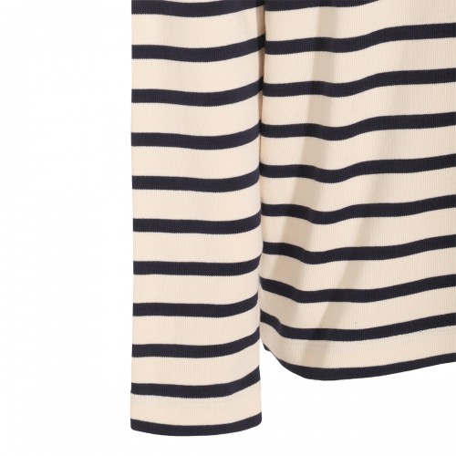 NAVY AND WHITE COTTON KNITWEAR
