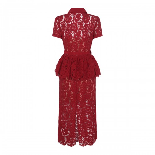 BURGUNDY DRESS