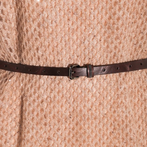 BROWN MOHAIR DRESS