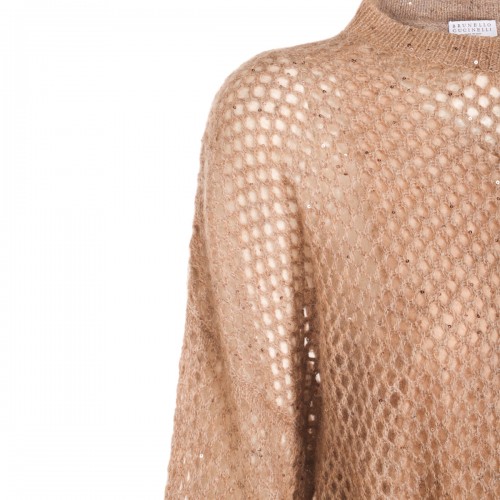 BROWN MOHAIR DRESS