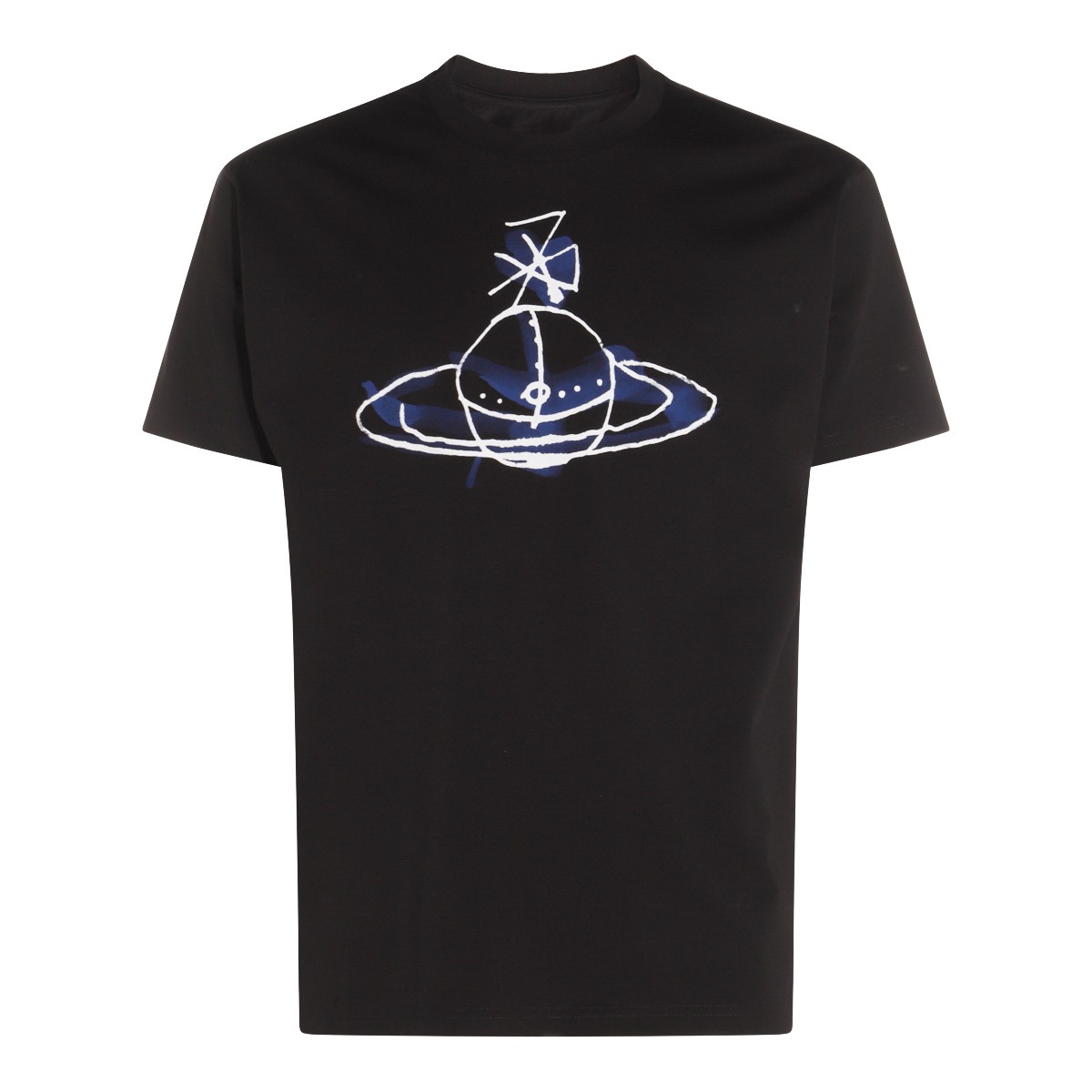 BLACK COTTON T-SHIRT