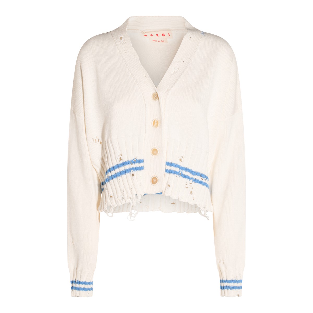 WHITE COTTON KNITWEAR