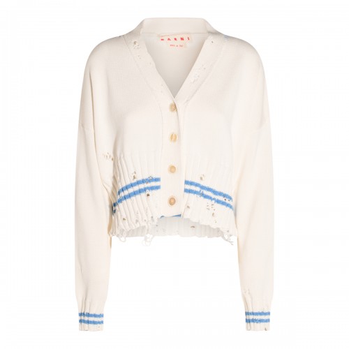 WHITE COTTON KNITWEAR