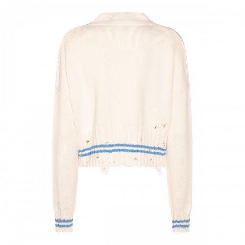 WHITE COTTON KNITWEAR