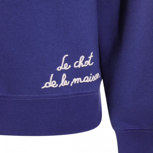 BLUE COTTON SWEATSHIRT