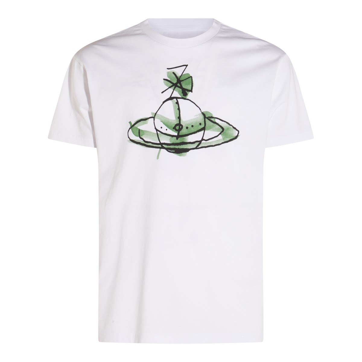 WHITE COTTON T-SHIRT